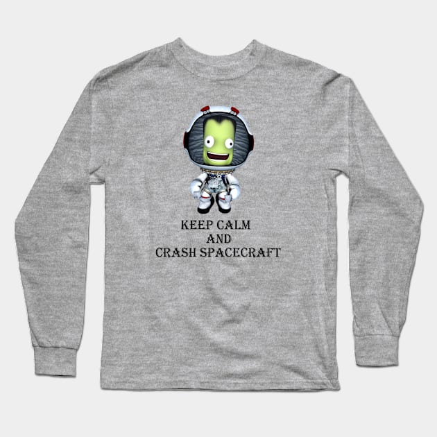 Kerbal Space Program Multi Colors Long Sleeve T-Shirt by Tracy Daum